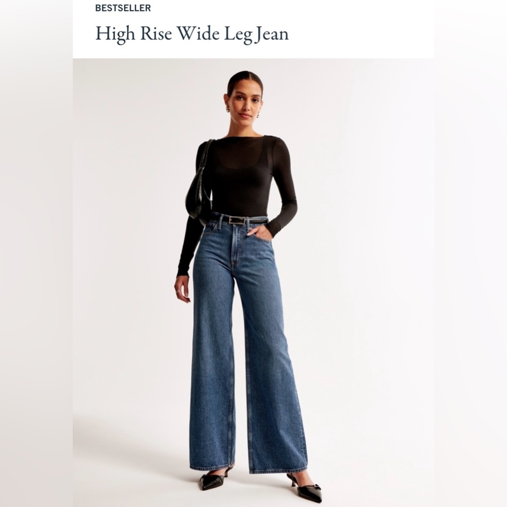 Abercrombie & Fitch Wide Leg Jeans